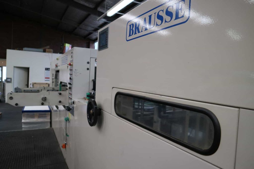 Brausse High Die Cutter with Automatic Stripper